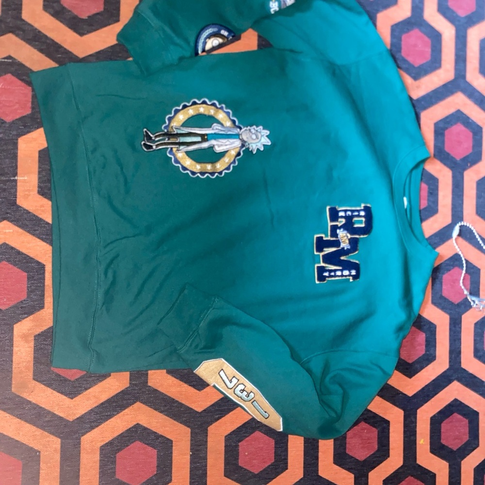 Men's Green Graphic Sweatshirt